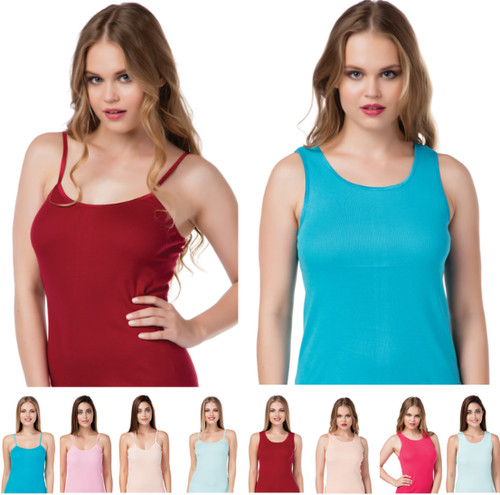 2er pack damen unterhemden - pack,