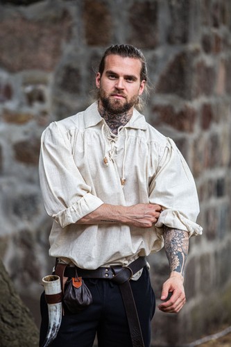 Piraten schnürhemd artur - piraten-schnürhemd, "artur"
