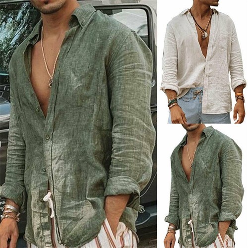 Herren hemd baumwolle langarm - hemd,