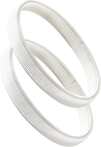 2er set metall hemd armbänder - set,
