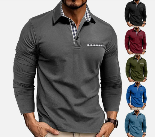 Herren langarmshirt poloshirt - herren,