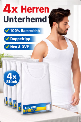 Herren unterhemd weiß - herren,