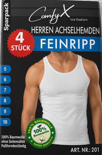Herren unterhemd weiß - herren,