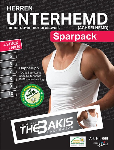 Stück herren unterhemd - stück,