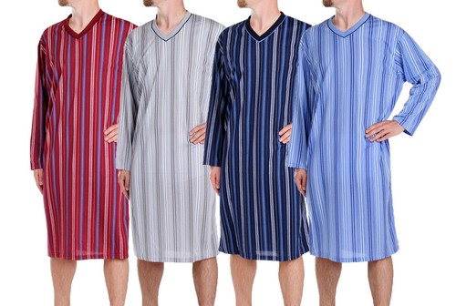 Herren nachthemd langarm - nachthemd,