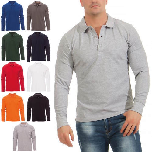 Herren langarmshirt poloshirt - herren,