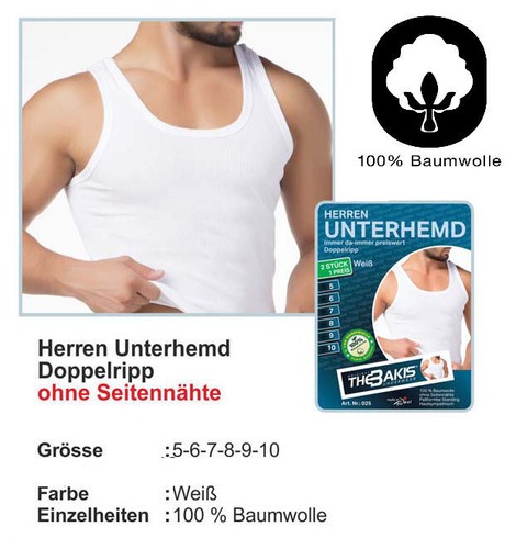 Pack achselhemd unterhemd - achselhemd,