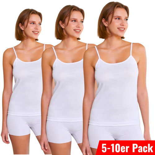 10er pack unterhemd damen - pack,
